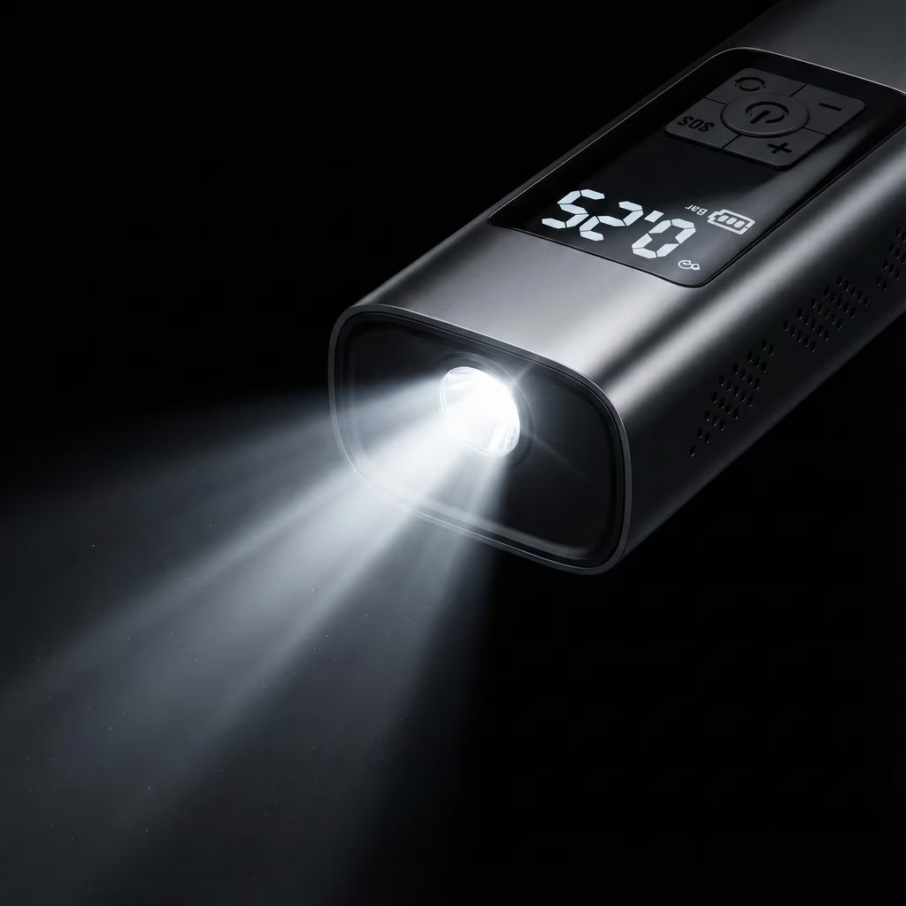 High-Power Digital Display Wireless Car Air Pump