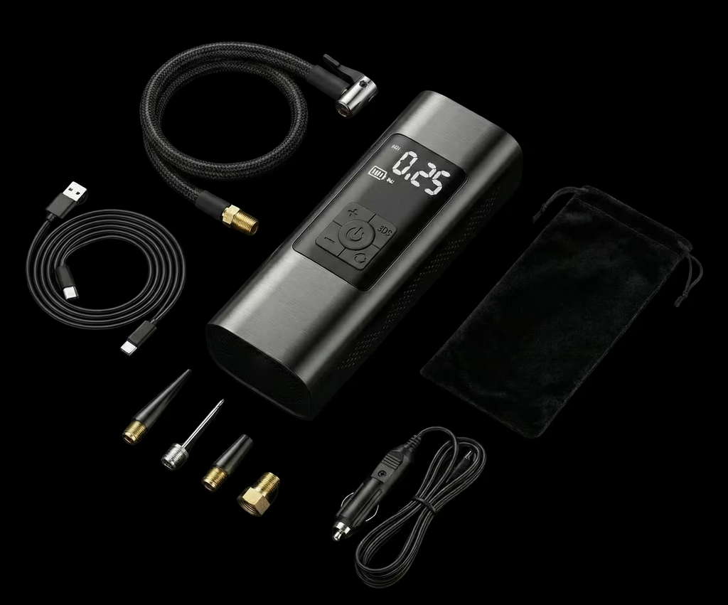 High-Power Digital Display Wireless Car Air Pump